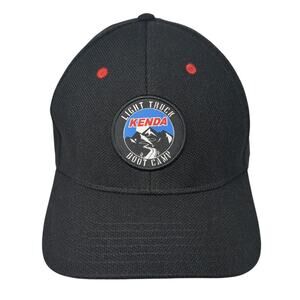 Kenda Light Truck Boot Camp Strapback Hat Black One Size Adjustable